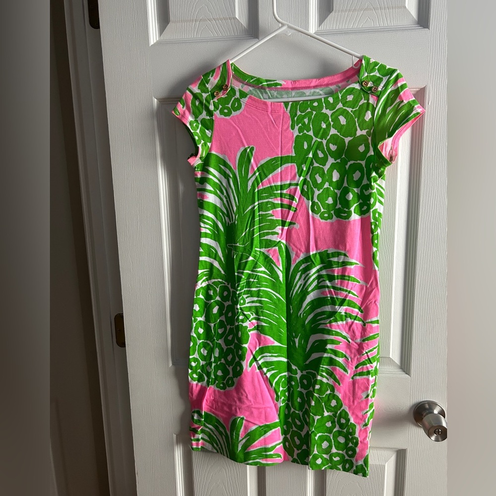 Lilly Pulitzer Pineapple T-shirt Dress